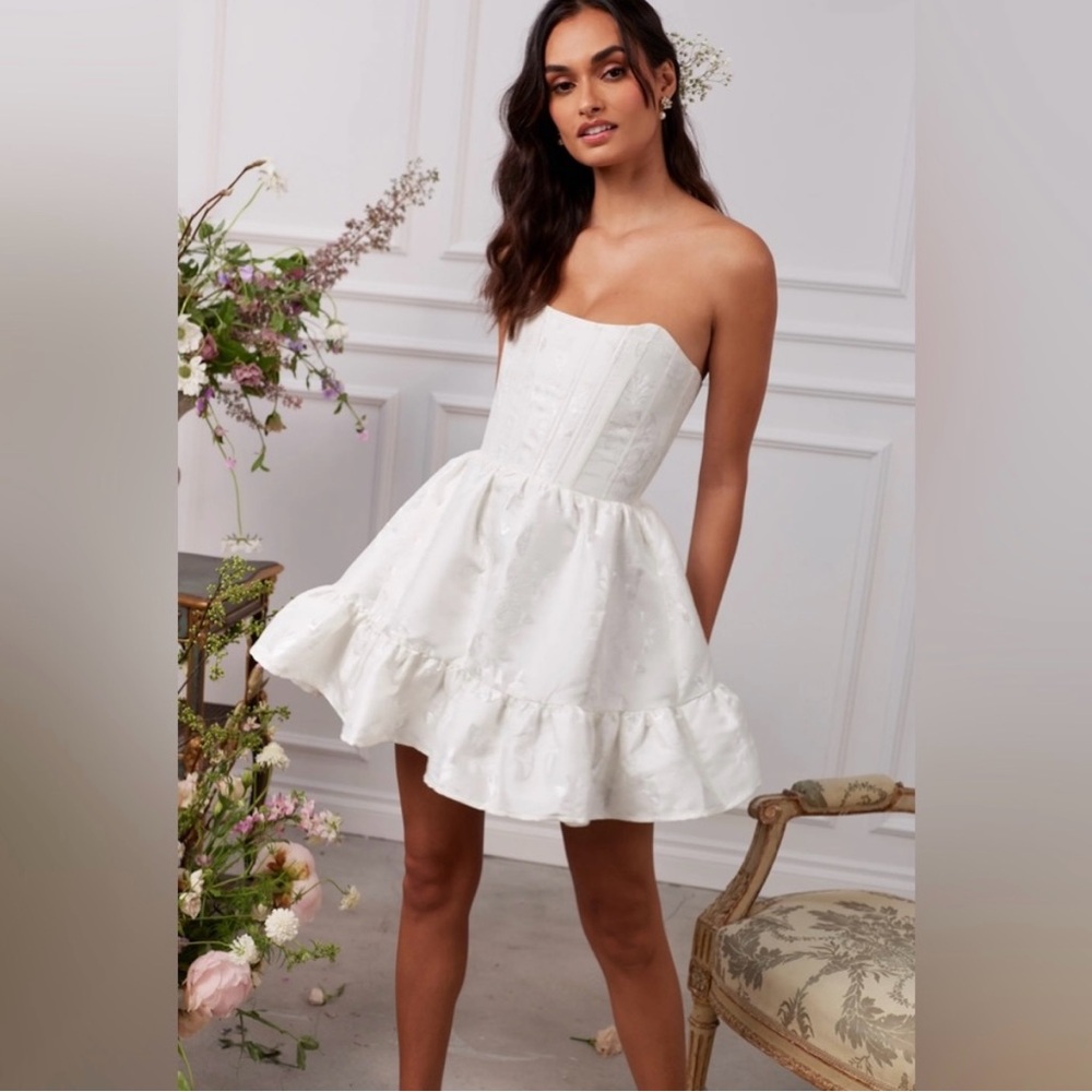 V. Chapman Ginny Corset Mini Dress